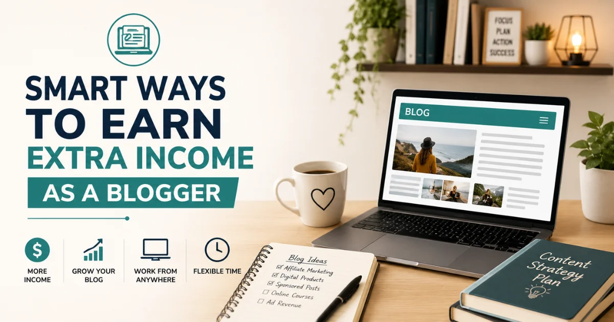 Smart Ways to Earn Extra Income as a Blogger in 2026