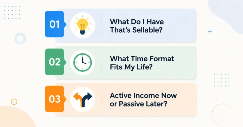 Three pre-side-hustle decision questions