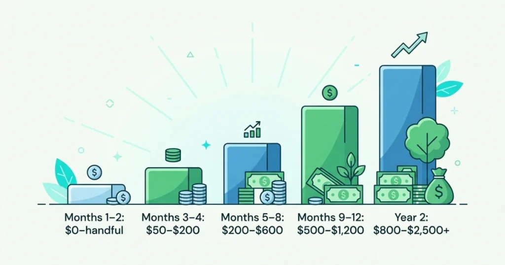 2-year income growth bar chart