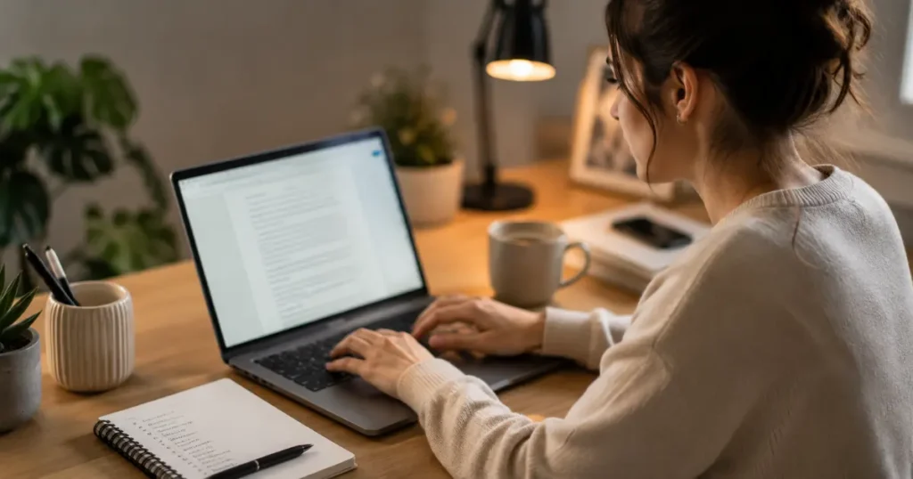 Freelancer writing for clients