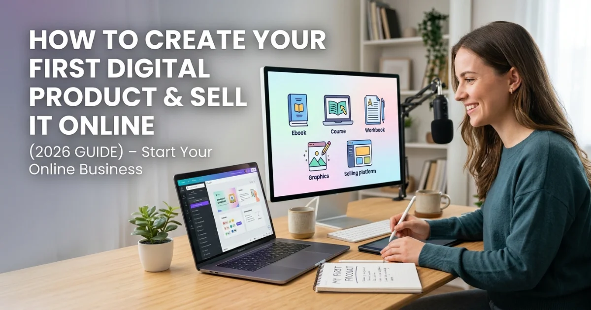 How to Create Your First Digital Products and Sell It Online (2026)