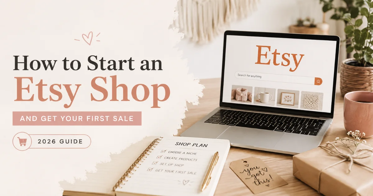 How to Start an Etsy Shop and Get Your First Sale (2026)