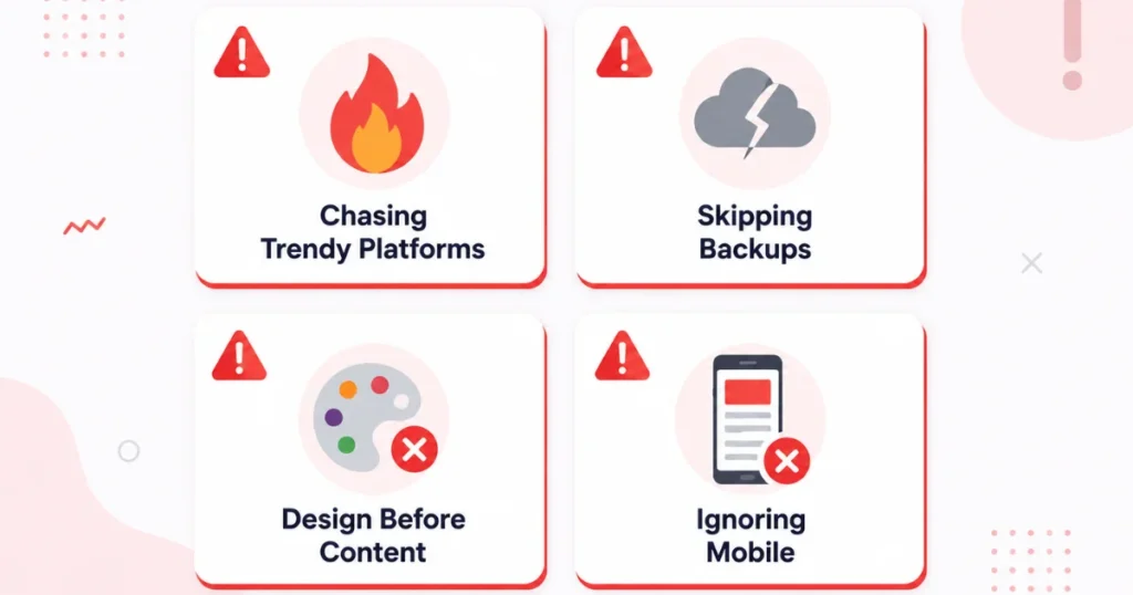 Four common blogging platform mistakes